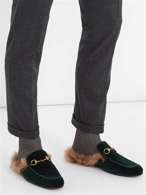 velvet princetown gucci|gucci princetown loafers.